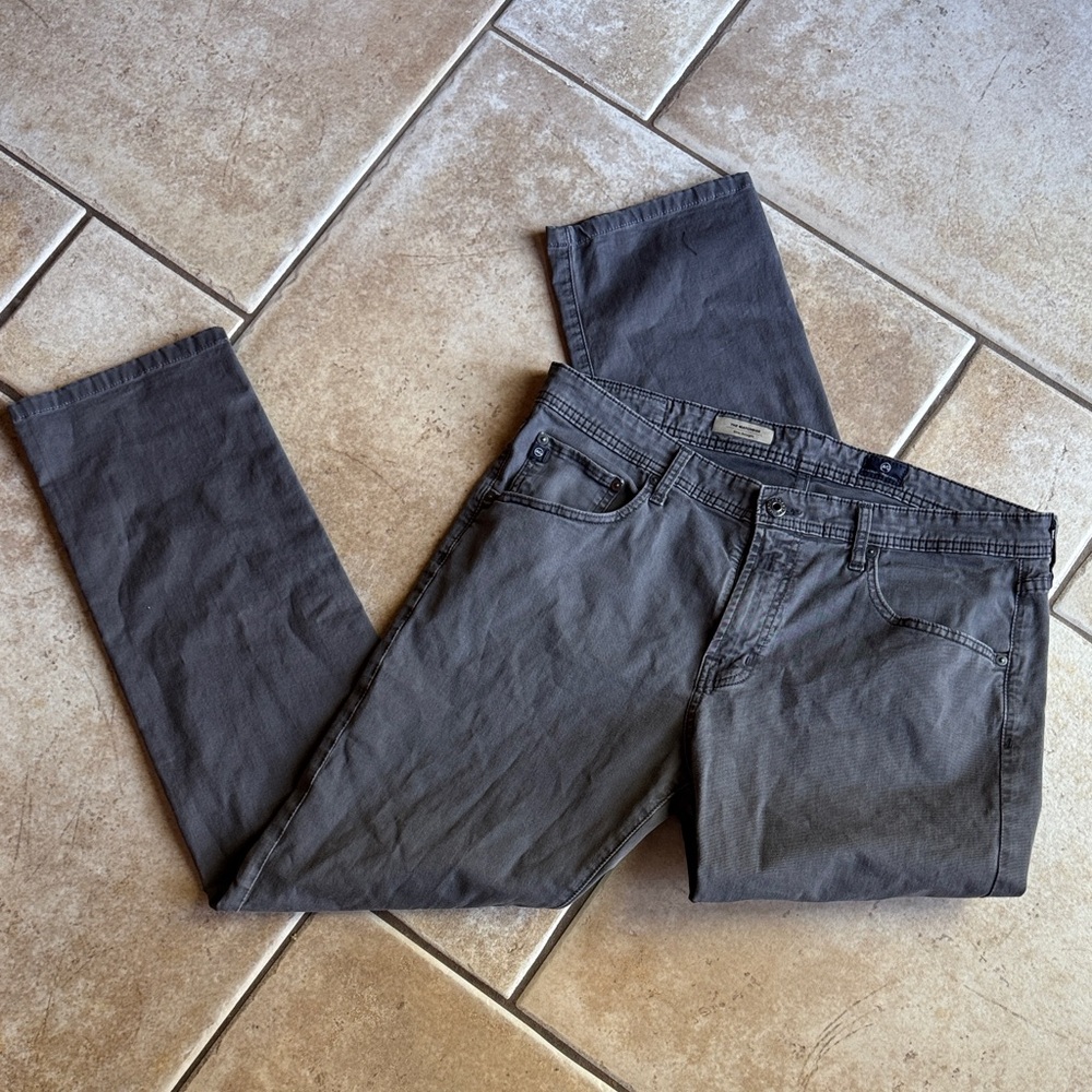 AG Adriano Goldschmied Charcoal Slim Jeans